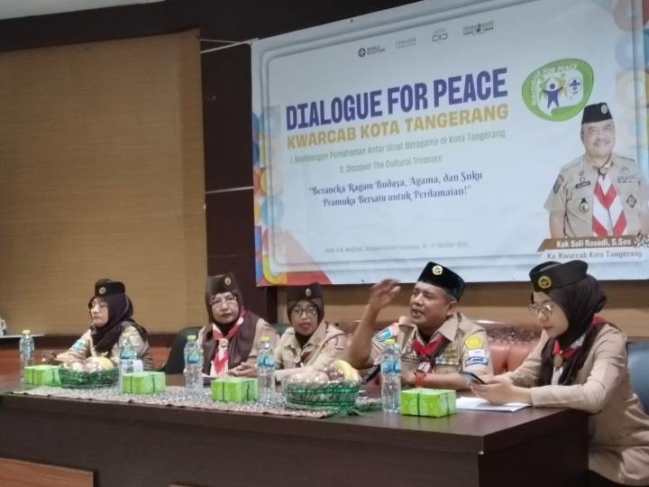 PRAMUKA Pramuka Tangerang Gelar “Dialog for Peace”, Tanamkan Nilai Perdamaian