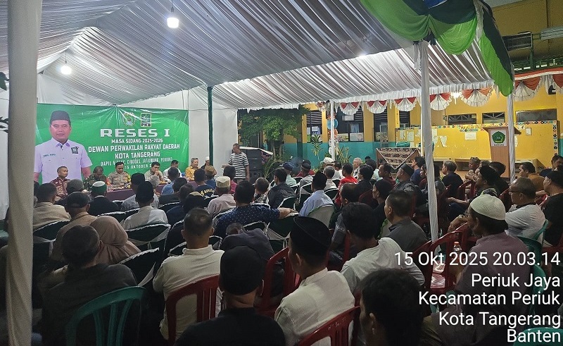 Manfaatkan Masa Reses, Anggota DPRD Kota Tangerang Kemal Fasya Madjid Serap Aspirasi Warga Di Daerah Pemilihan