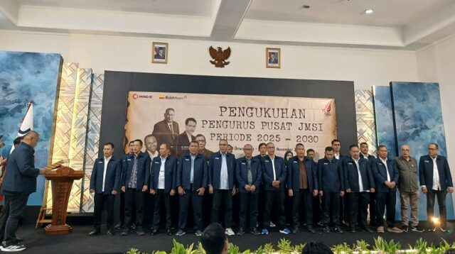 Dihadiri Ketua Dewan Pers, Pengurus Pusat JMSI Resmi Dikukuhkan