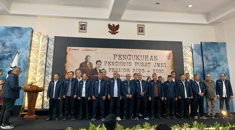 Dihadiri Ketua Dewan Pers, Pengurus Pusat JMSI Resmi Dikukuhkan