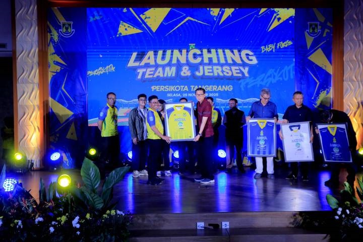 Persikota Tangerang Launching Tim dan Jersey Baru, Sachrudin: Targetkan Juara Liga