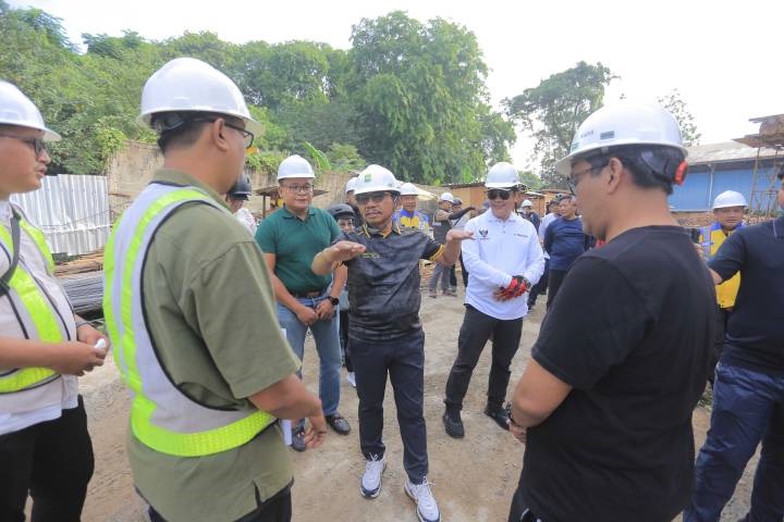 Sachrudin dan Maryono Gowes Sambil Tinjau Proyek Strategis