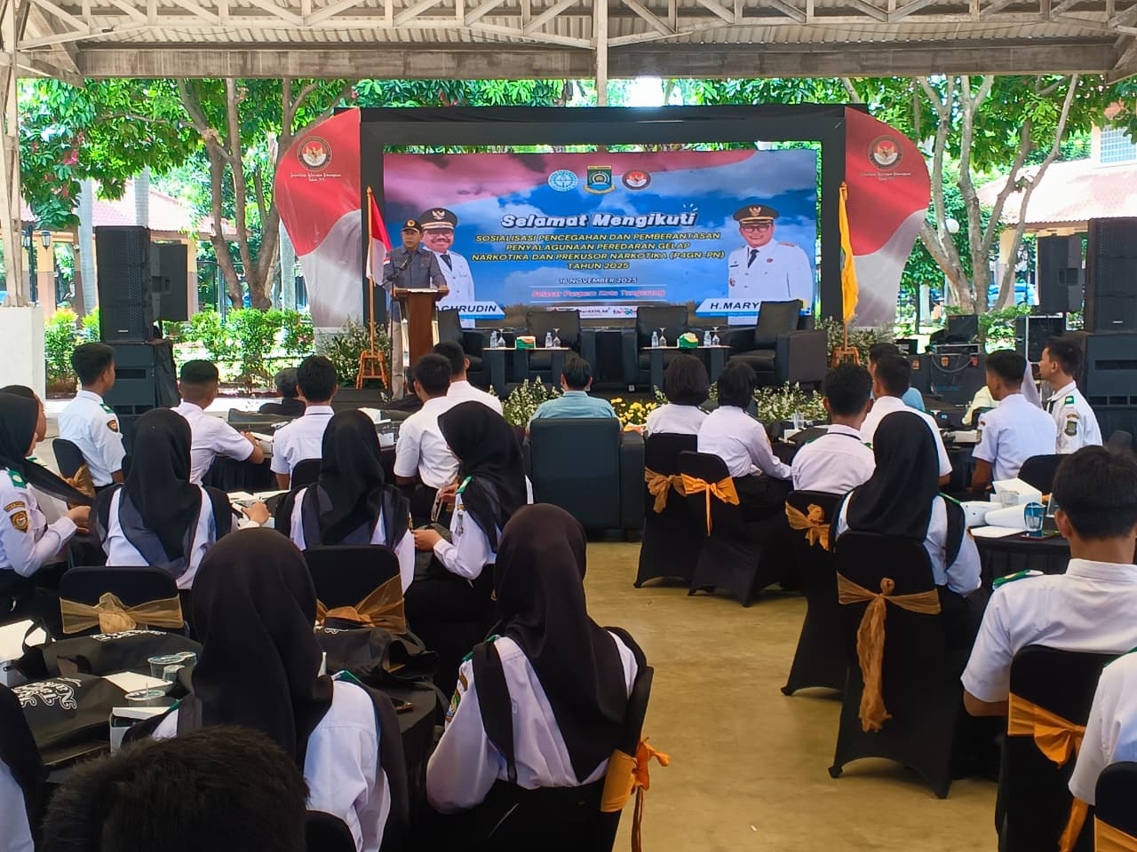 Ratusan Pelajar Paskibra Diberdayakan Jadi Agen Anti-Narkoba di Kota Tangerang