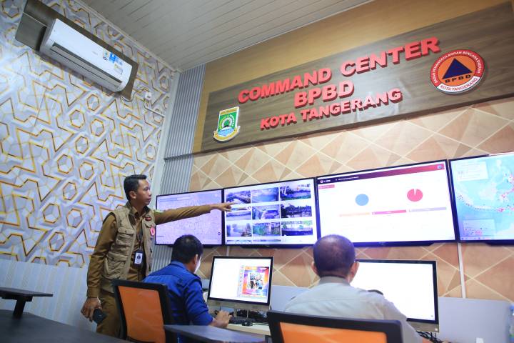 Hadapi Bencana, BPBD Kota Tangerang Siagakan Command Center 24