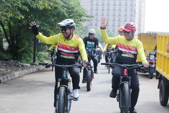 DOWES Gowes Bersama, Wali Kota Galakkan Aksi Pelestarian Lingkungan