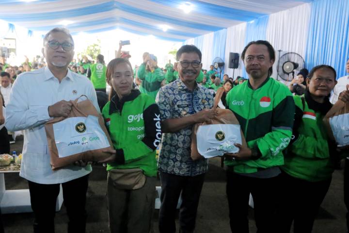 Sinergi Pusat–Daerah Perluas Akses Pangan Murah bagi Ojol di Tangerang