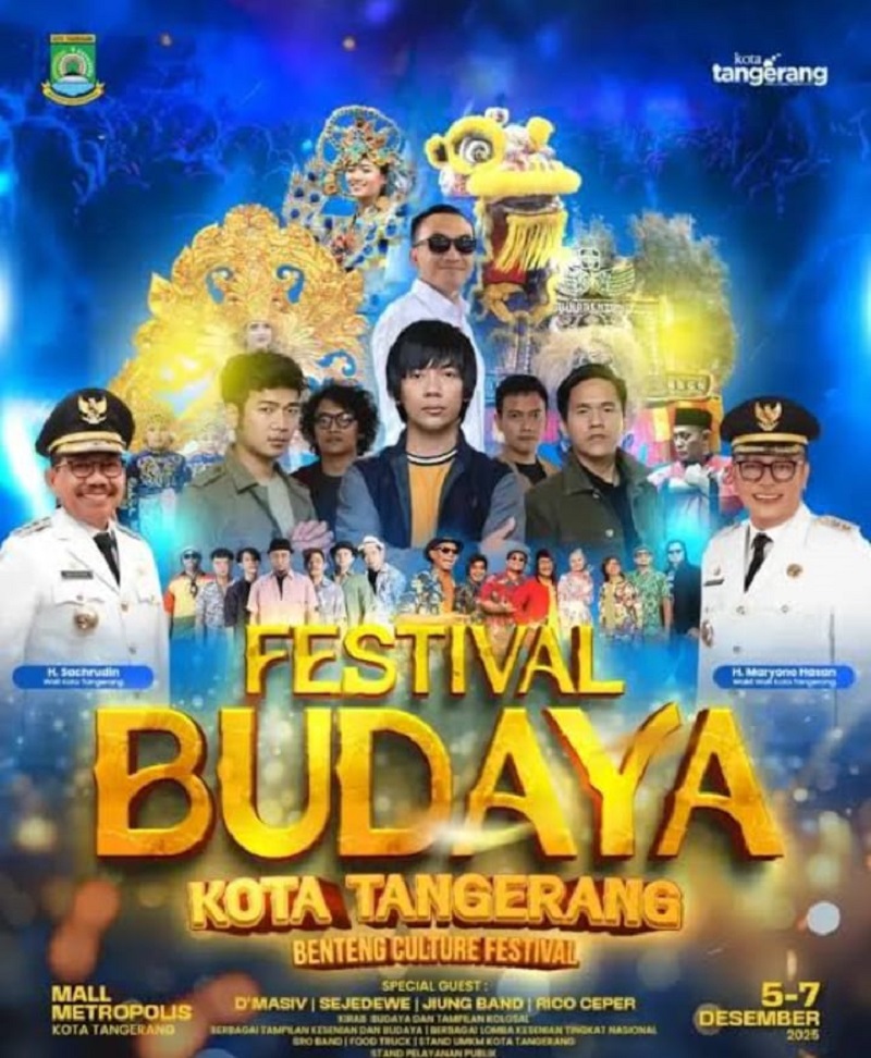 D’Masiv Turun Gunung di Benteng Culture Festival Tangerang