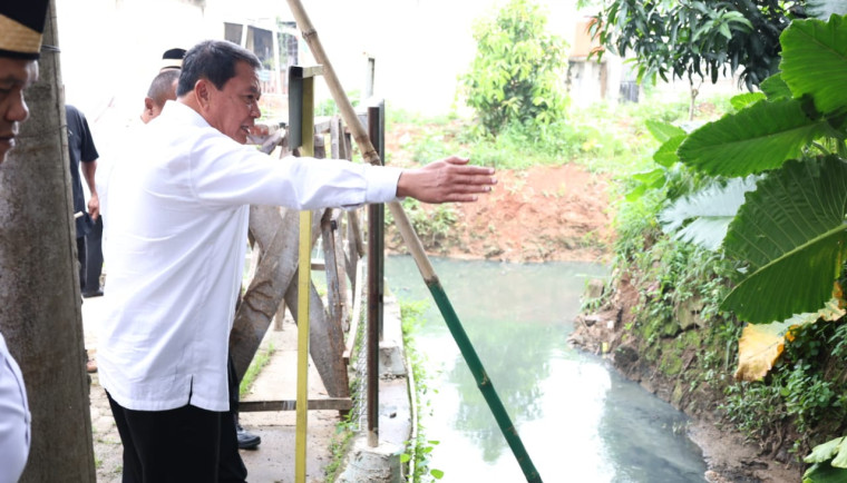 Bupati Tangerang Tinjau Progres Penanganan Banjir di Villa Permata Balaraja