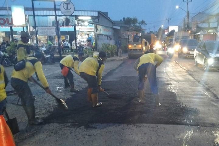 Pemkot Tangerang Rampungkan Perbaikan Jalan Prabu Kian Santang
