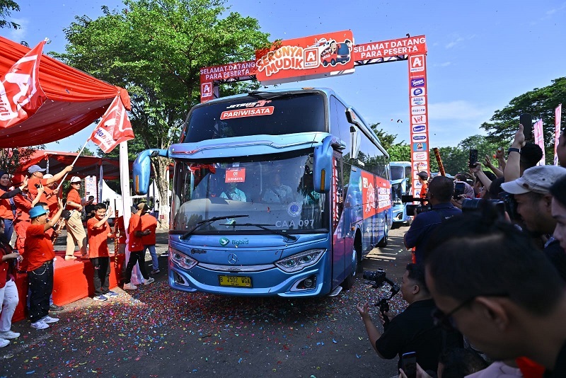 Alfamidi Berangkatkan 1.250 Pemudik Gratis