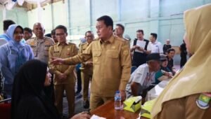 Bupati Apresiasi Baksos Kesehatan Gratis Satrad 401