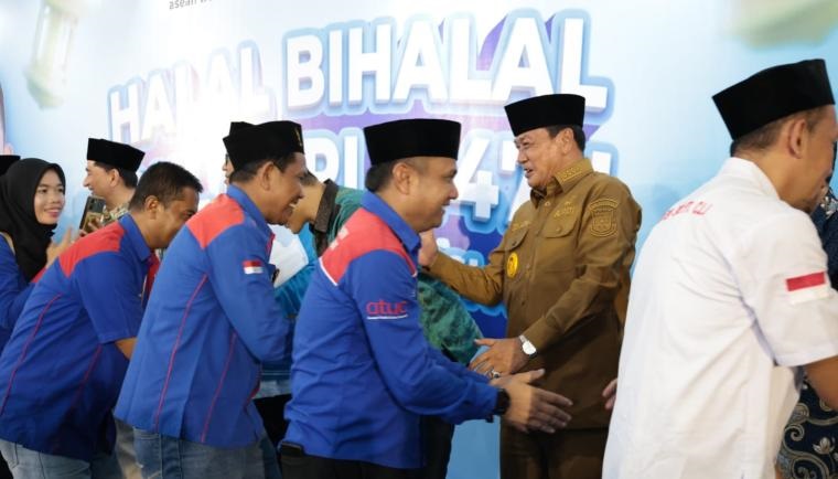 Bupati Tangerang Hadiri Halalbihalal KSPSI, Dorong Sinergi Jaga Iklim Industri