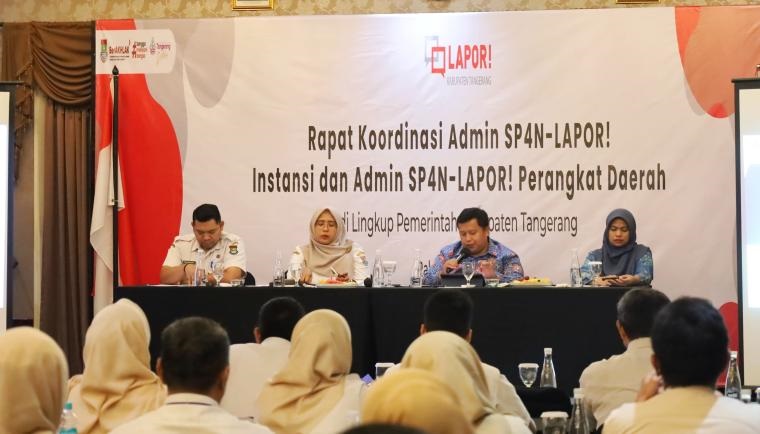 Diskominfo Kabupaten Tangerang Gelar Rakor SP4N-LAPOR