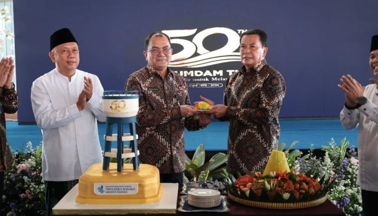 HUT Ke-50 Perumdam TKR, Bupati Tangerang dan Wamen UMKM Dorong Sinergi Perkuat Layanan Air Bersih