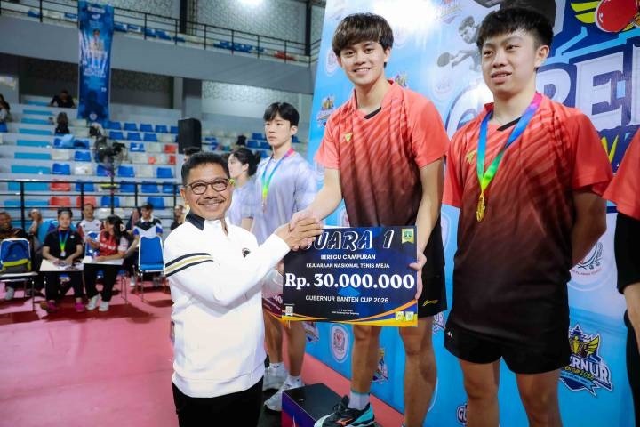 Turnamen Tenis Meja Usai, Tangerang Bidik Sport Tourism
