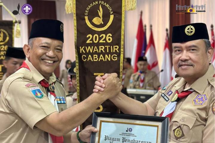 Pramuka Kota Tangerang Raih Peringkat Tiga Tingkat Banten
