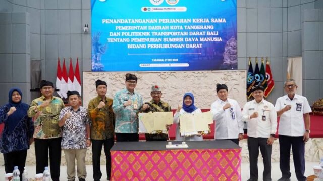 Pemkot Tangerang Gandeng Poltrada Cetak SDM Transportasi Unggul