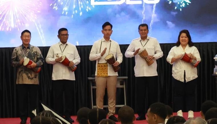 BUPATI DAN WAPRES Bupati Maesyal Dampingi Wapres Gibran Buka Genius Research Expo 2026