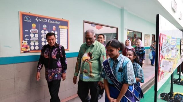 Maesyal Hadiri Pelepasan Siswa Sekolah Genius Binong