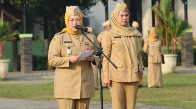 Wabup Intan Gaungkan Peningkatan Kebersihan Di Lingkungan Kerja Sebagai Budaya ASN