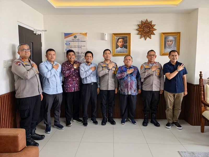 Polres Metro Tangerang Kota Kunjungi UMT, Rektor: Sikap Kritis Harus Dijaga