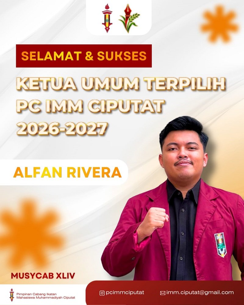 WhatsApp Image 2026-07-16 at 07.58.03 Alfan Rivera Terpilih Pimpin PC IMM Ciputat Periode 2026–2027