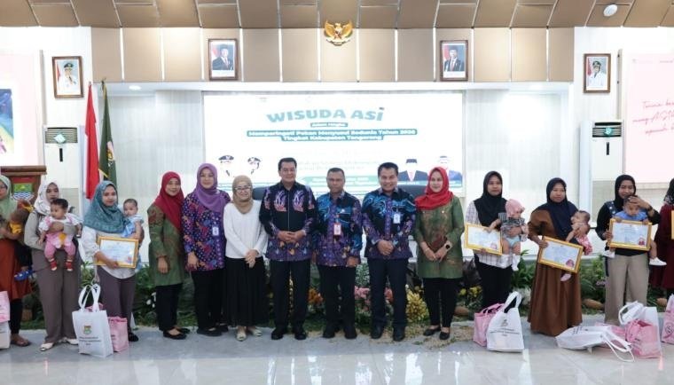 BUPATI PEKAN MENYUSUI Peringati Pekan Menyusui Sedunia, Dinkes Kabupaten Tangerang Wisuda 132 Ibu Pemberi ASI Eksklusif