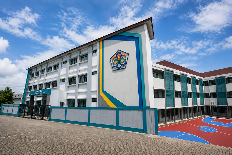 DCKTR Tangsel Perkuat Sarana Pendidikan, SMPN 20 Kini Tampil Lebih Representatif