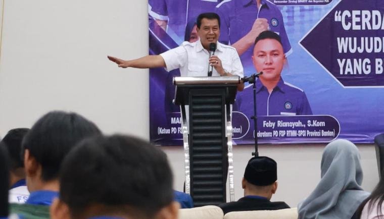 BUPATI PEREKONOMIAN Maesyal Ajak Serikat Pekerja Perkuat Sinergi Ekonomi