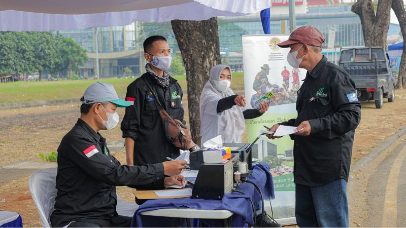 DLH TANGSEL DLH Tangsel Gelar Uji Emisi, Target 1.500 Kendaraan