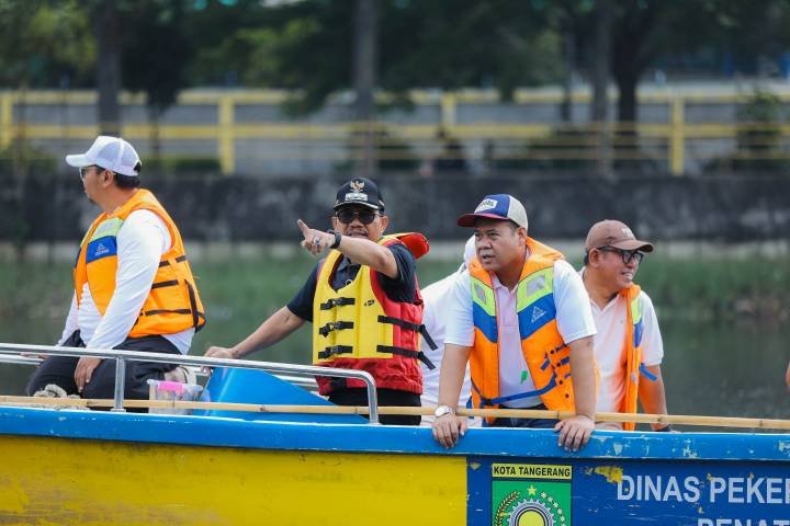 Sachrudin Cek Cisadane, Pastikan Pasokan Air Bersih Terjaga