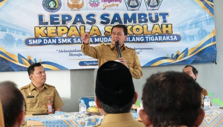 Bupati Tangerang: Pergantian Kepsek Harus Bawa Gagasan Baru