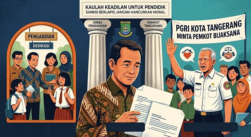 PGRI Kota Tangerang Soroti Sanksi Mantan Kepala SDN Panunggangan 2